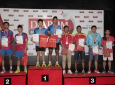 Kelvin Valentino (CWIBC) ~ Zhakaria (Tangkas) Semi Finalist Boys Doubles U19 Sirnas Yogyakarta 18-22 Agustus 2015_resize